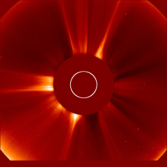 Image of solar wind