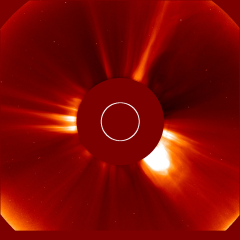 Image of solar wind