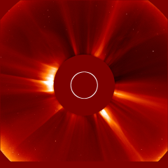 Image of solar wind