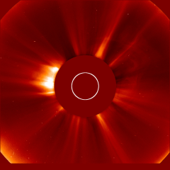 Image of solar wind