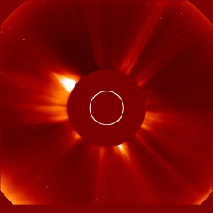 Image of solar wind