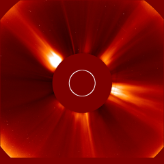 Image of solar wind