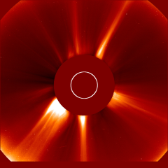 Image of solar wind