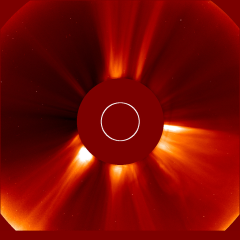 Image of solar wind