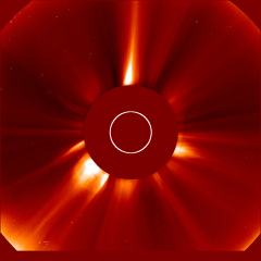 Image of solar wind