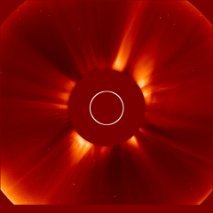 Image of solar wind