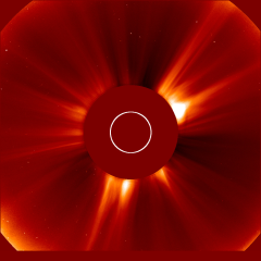 Image of solar wind