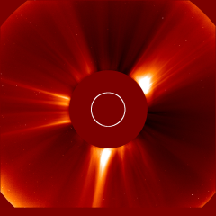 Image of solar wind