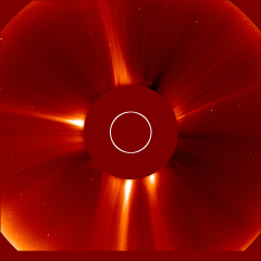 Image of solar wind