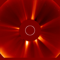 Image of solar wind