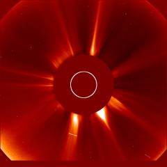 Image of solar wind