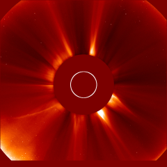 Image of solar wind