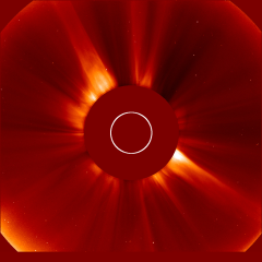 Image of solar wind