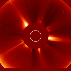 Image of solar wind