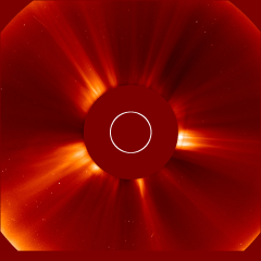 Image of solar wind