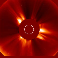 Image of solar wind