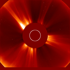 Image of solar wind