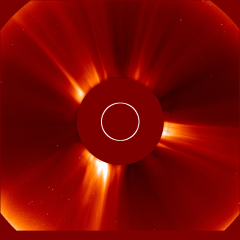 Image of solar wind