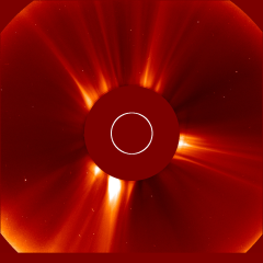 Image of solar wind