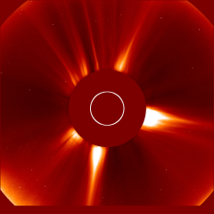 Image of solar wind