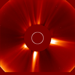 Image of solar wind