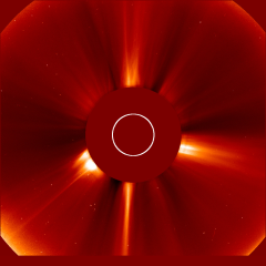 Image of solar wind