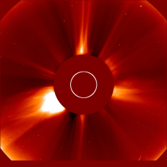 Image of solar wind