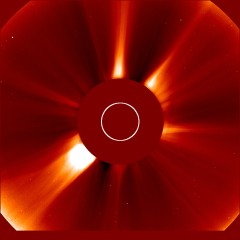 Image of solar wind