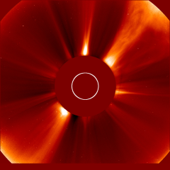 Image of solar wind