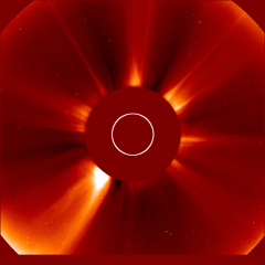 Image of solar wind