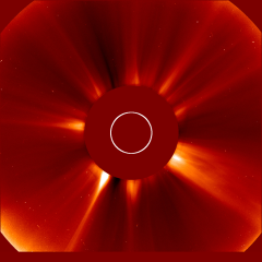 Image of solar wind