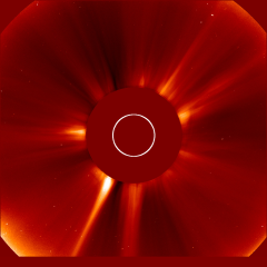 Image of solar wind