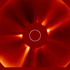 Image of solar wind