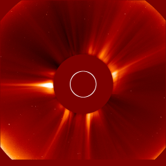 Image of solar wind