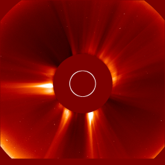 Image of solar wind