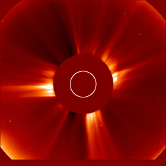 Image of solar wind