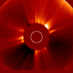 Image of solar wind