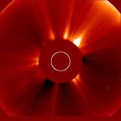 Image of solar wind