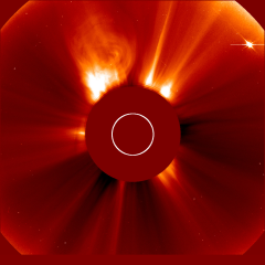 Image of solar wind