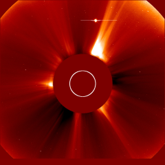 Image of solar wind