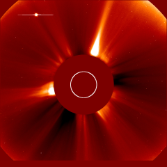 Image of solar wind