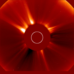 Image of solar wind