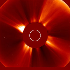 Image of solar wind