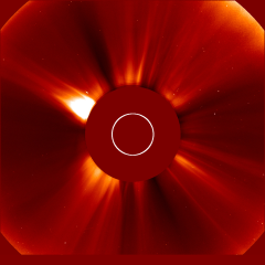 Image of solar wind