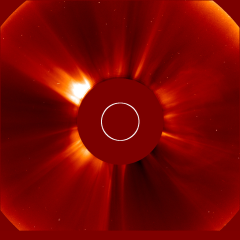 Image of solar wind