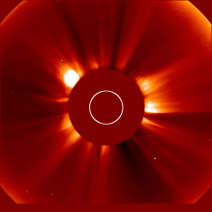 Image of solar wind