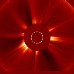 Image of solar wind