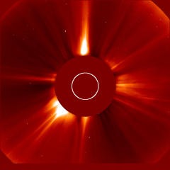 Image of solar wind