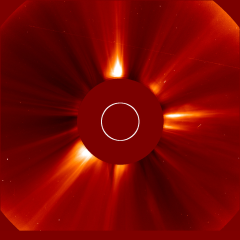 Image of solar wind