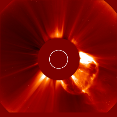 Image of solar wind